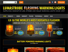 Tablet Screenshot of lumastrobe.com